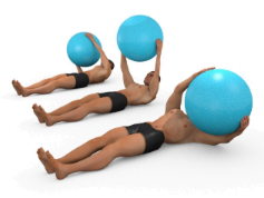 Ejercicio incluido en el paquete Fitball Pack de Géclides-I